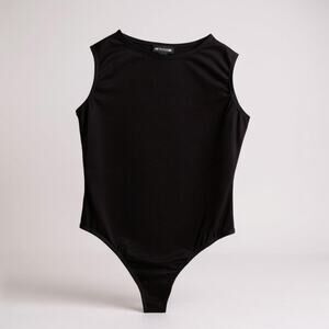 NWOT Women’s Cotton Minimalist Black Bodysuit M